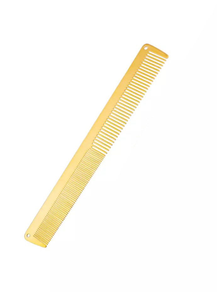 Metal Fx Barber Salon Hair CUTTING COMB Brush STEEL 0.1mm Utensil – Ultra Thin
